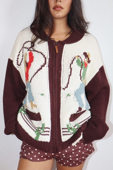 Rodeo Knit Sweater Cardigan