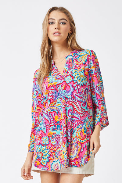 Janel Relaxed Flowy Top