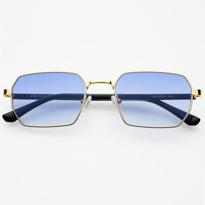 Superior Gold/Blue Sunglasses