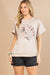 Western Cards Graphic Short Sleeve Top