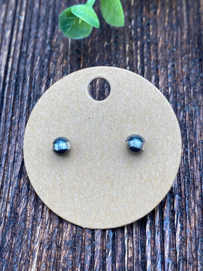 Navajo Pearl Stud Earrings