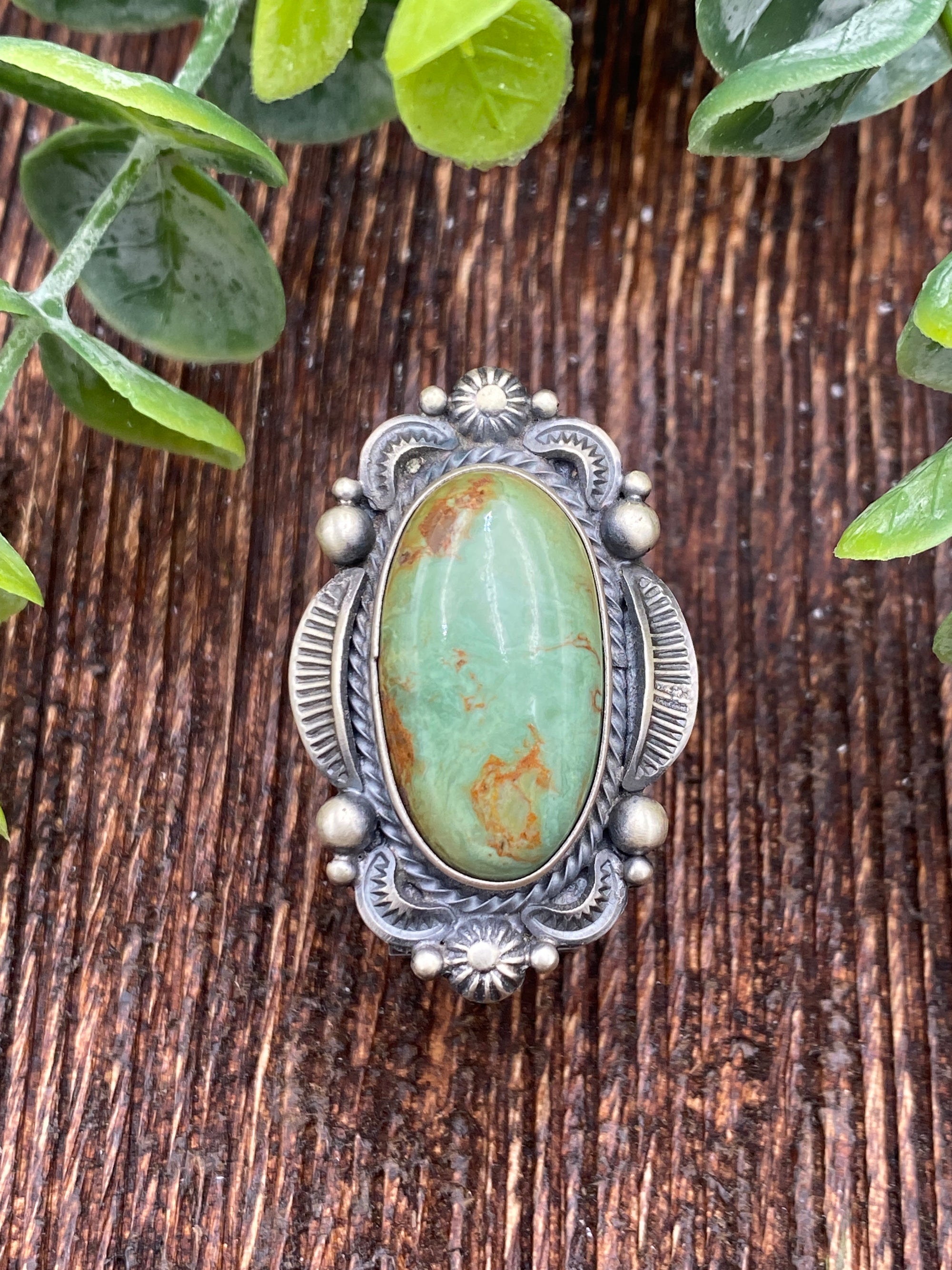 Denver Sterling Silver & Turquoise Ring -8