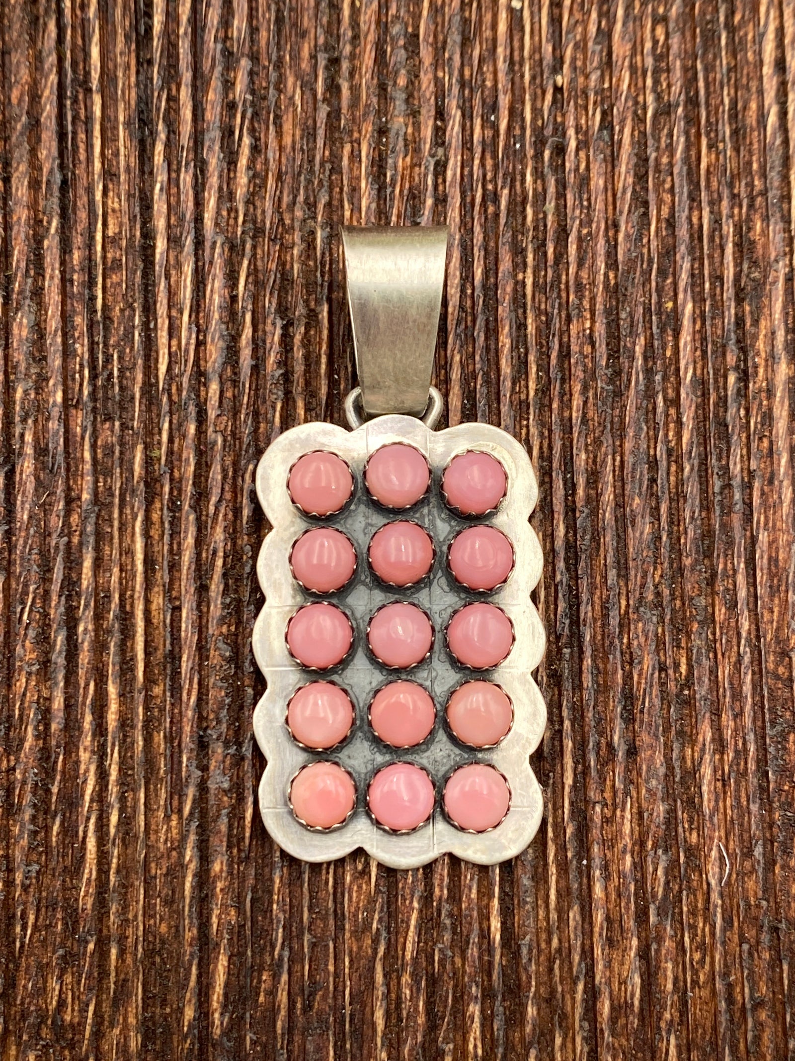 Bubblegum Sterling Pink Dots Pendant