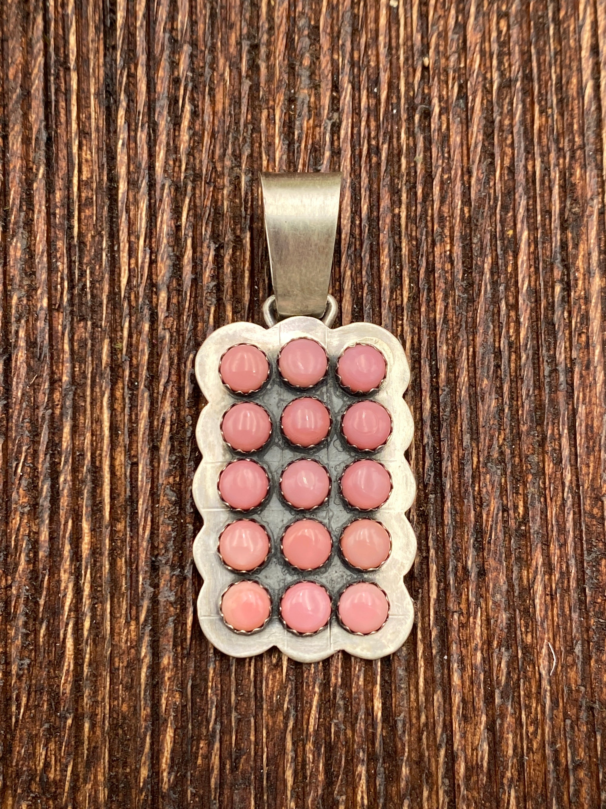 Bubblegum Sterling Pink Dots Pendant