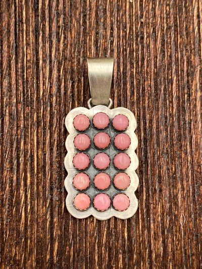 Bubblegum Sterling Pink Dots Pendant