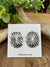 Sterling Silver Oval Concho Post Earrings