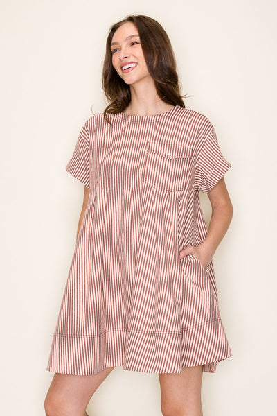 Striped Swing Dress
