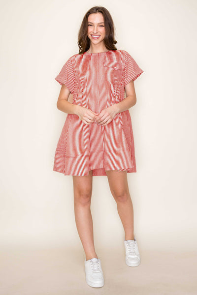 Striped Swing Dress