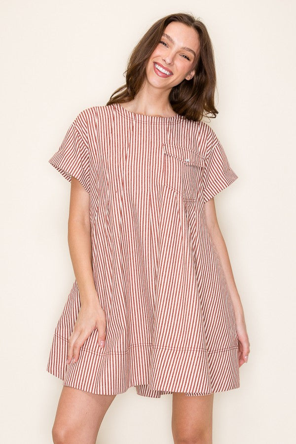 Striped Swing Dress