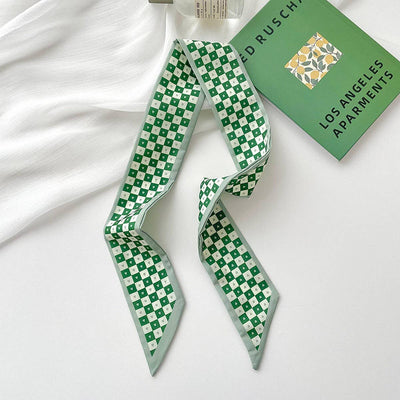 GREEN FRESH AND NARROW LONG FASHIONABLE HAIR BAND_CWAHA4142