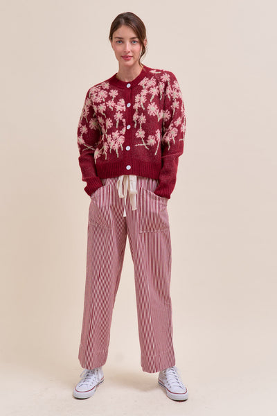 Striped Wide Leg Pants