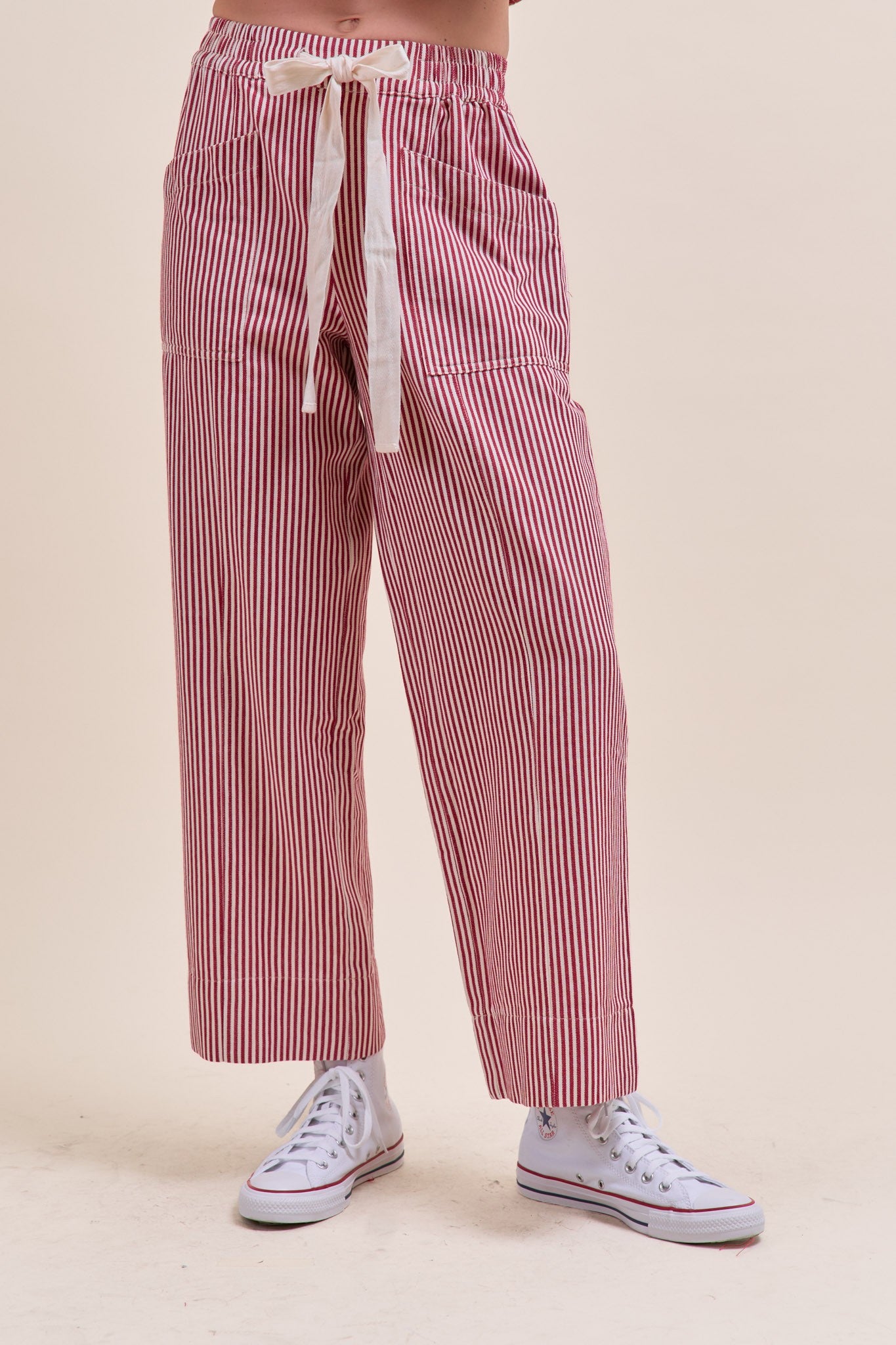 Striped Wide Leg Pants