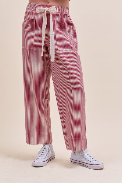 Striped Wide Leg Pants