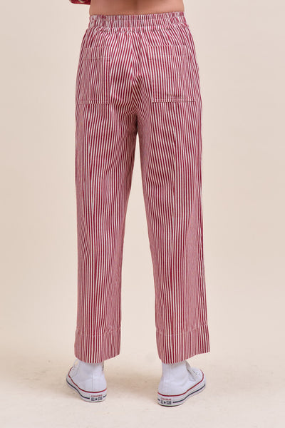 Striped Wide Leg Pants
