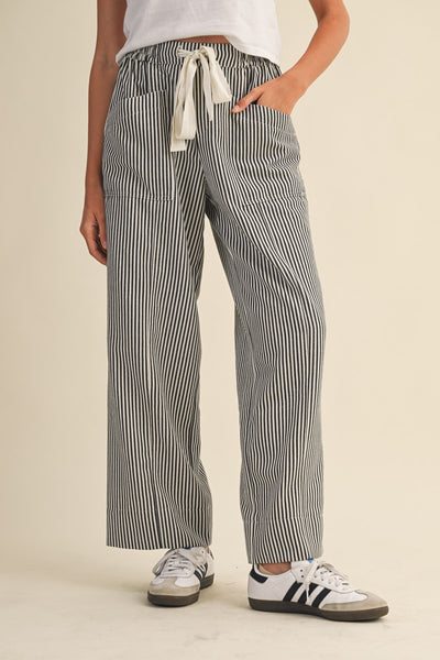 Striped Wide Leg Pants