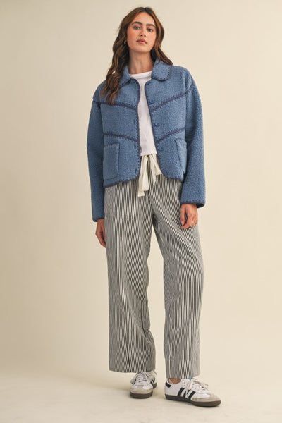 Striped Wide Leg Pants