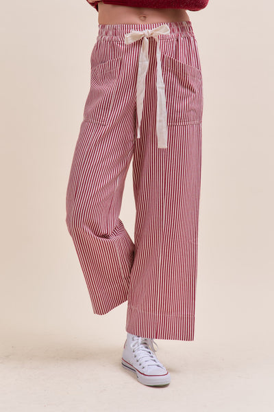 Striped Wide Leg Pants