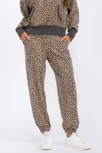 Lucy Leopard Jogger Pant