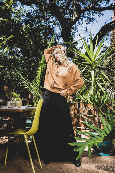 Western Boots Pattern Sweater