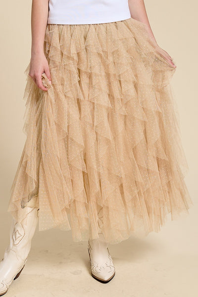 Swiss Dot Tulle Skirt