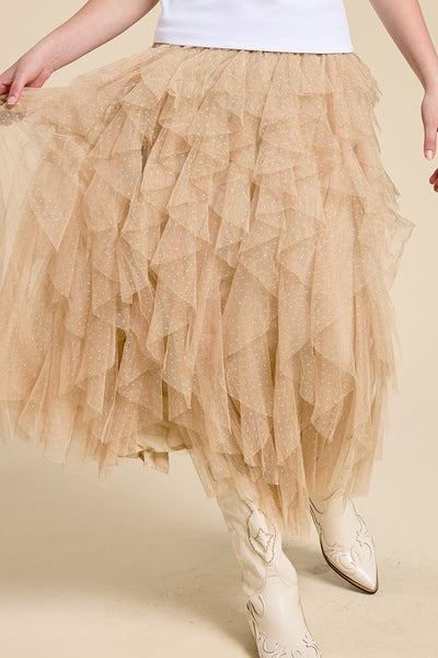Swiss Dot Tulle Skirt