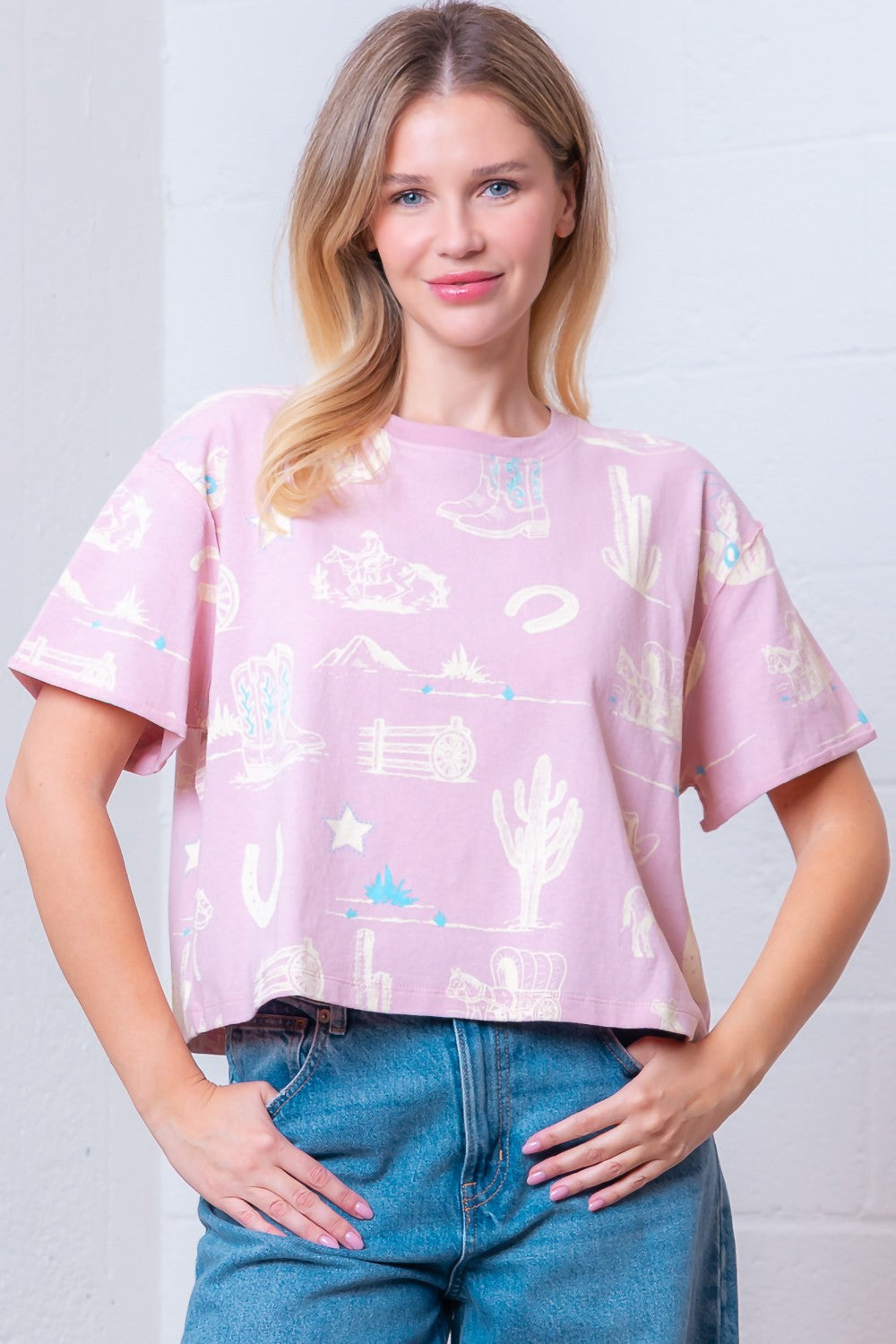 Western Printed T-shirt