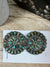 Deloris Sterling Turquoise Medallion Earrings