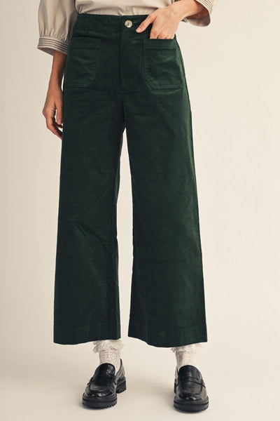 Rocio Wide Leg Corduroy Pants
