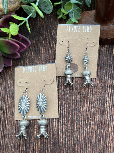 Bretton Burst Assorted Sterling Peyote Bird Earrings
