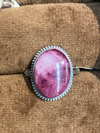 Brimstone Sterling Single Stone Spiny Oyster Ring