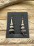 Lauren Sterling Silver Diamond Bead & Navajo Pearl Earrings - 2.25"