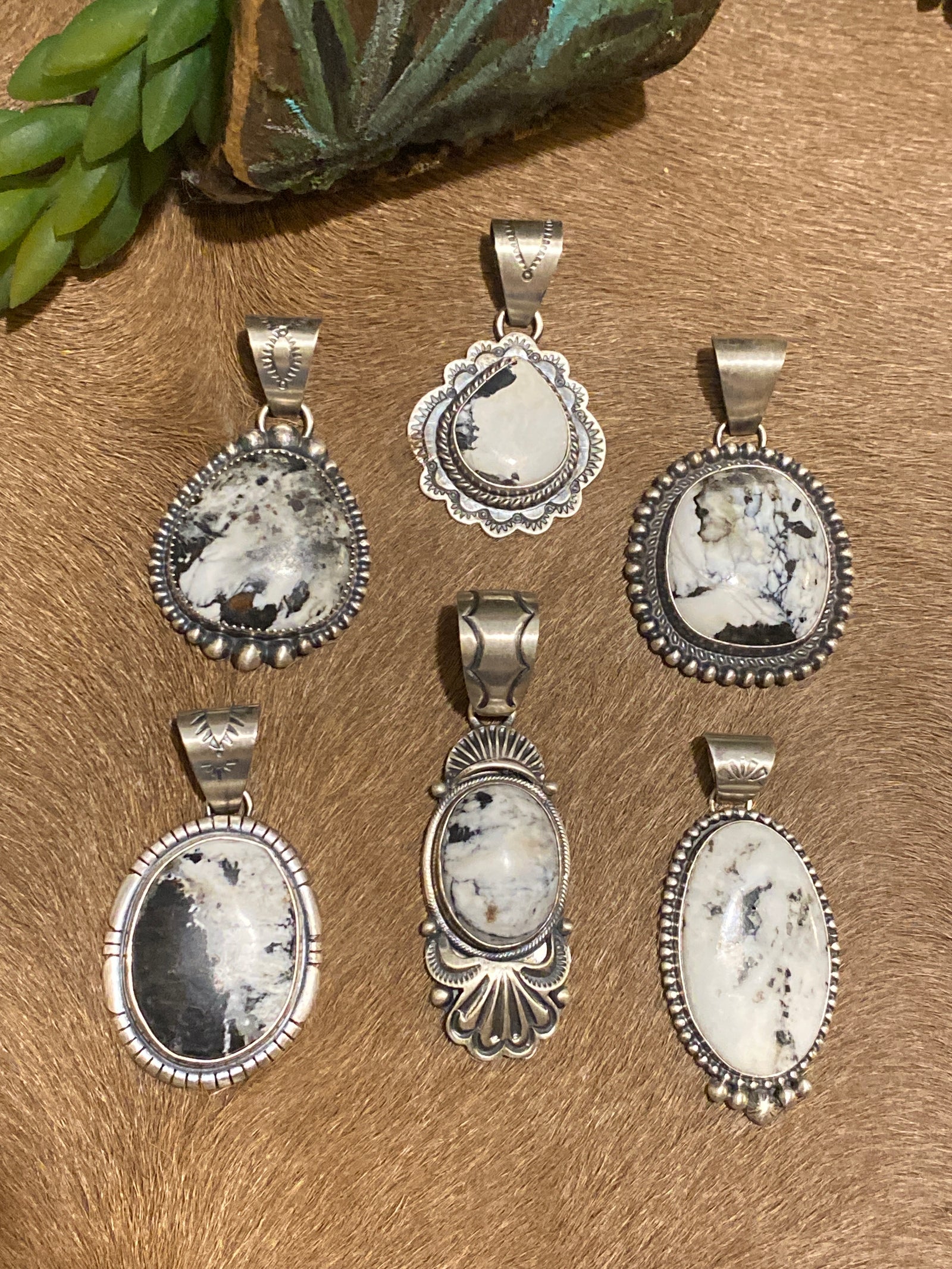 Eastchase Sterling White Buffalo Pendant