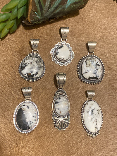 Eastchase Sterling White Buffalo Pendant