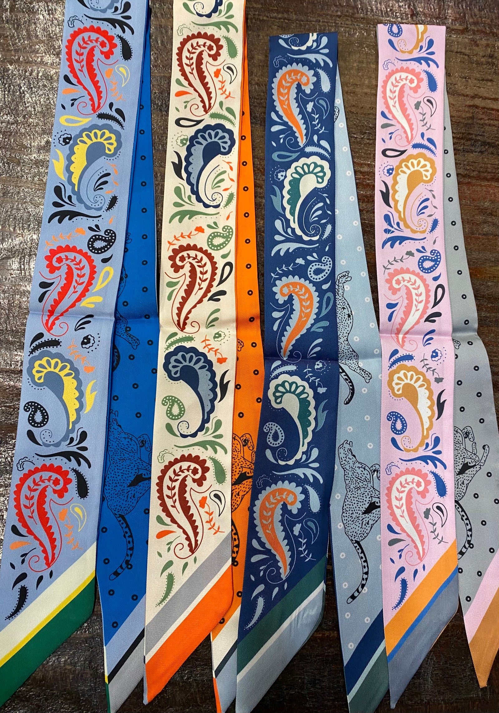 Paisley Twilly Scarfs