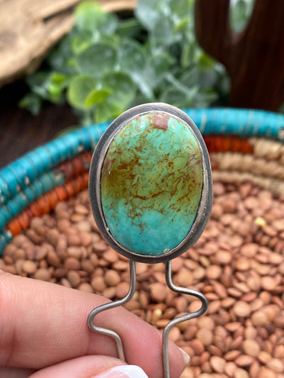 Williamson Sterling Turquoise Hair Pin