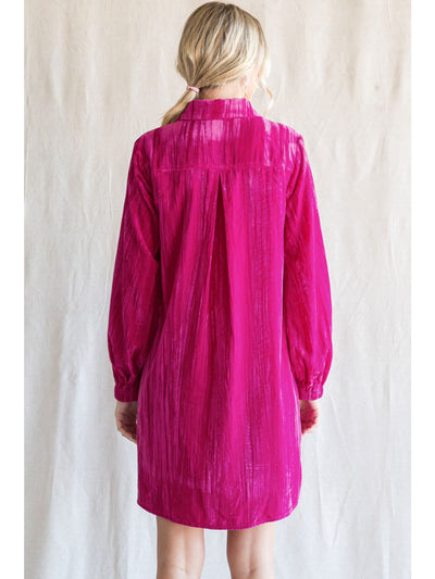 Textured Velvet Dress