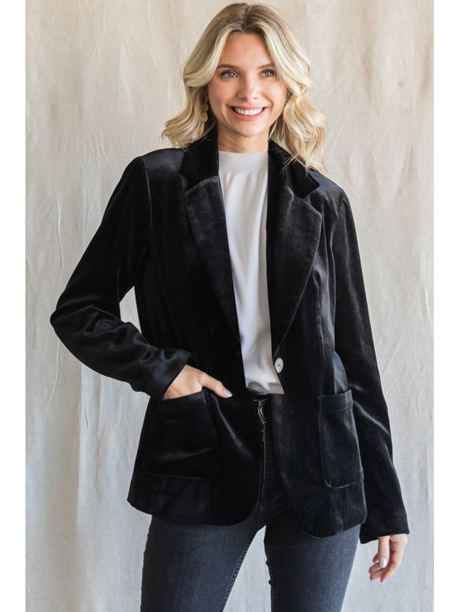 Vivian Velvet Blazer