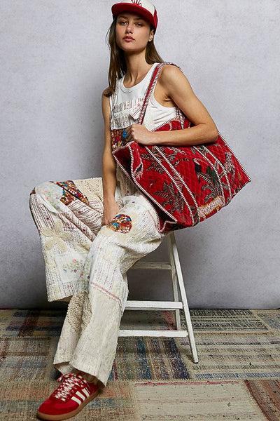 Quilted Large Everyday Tote Bag