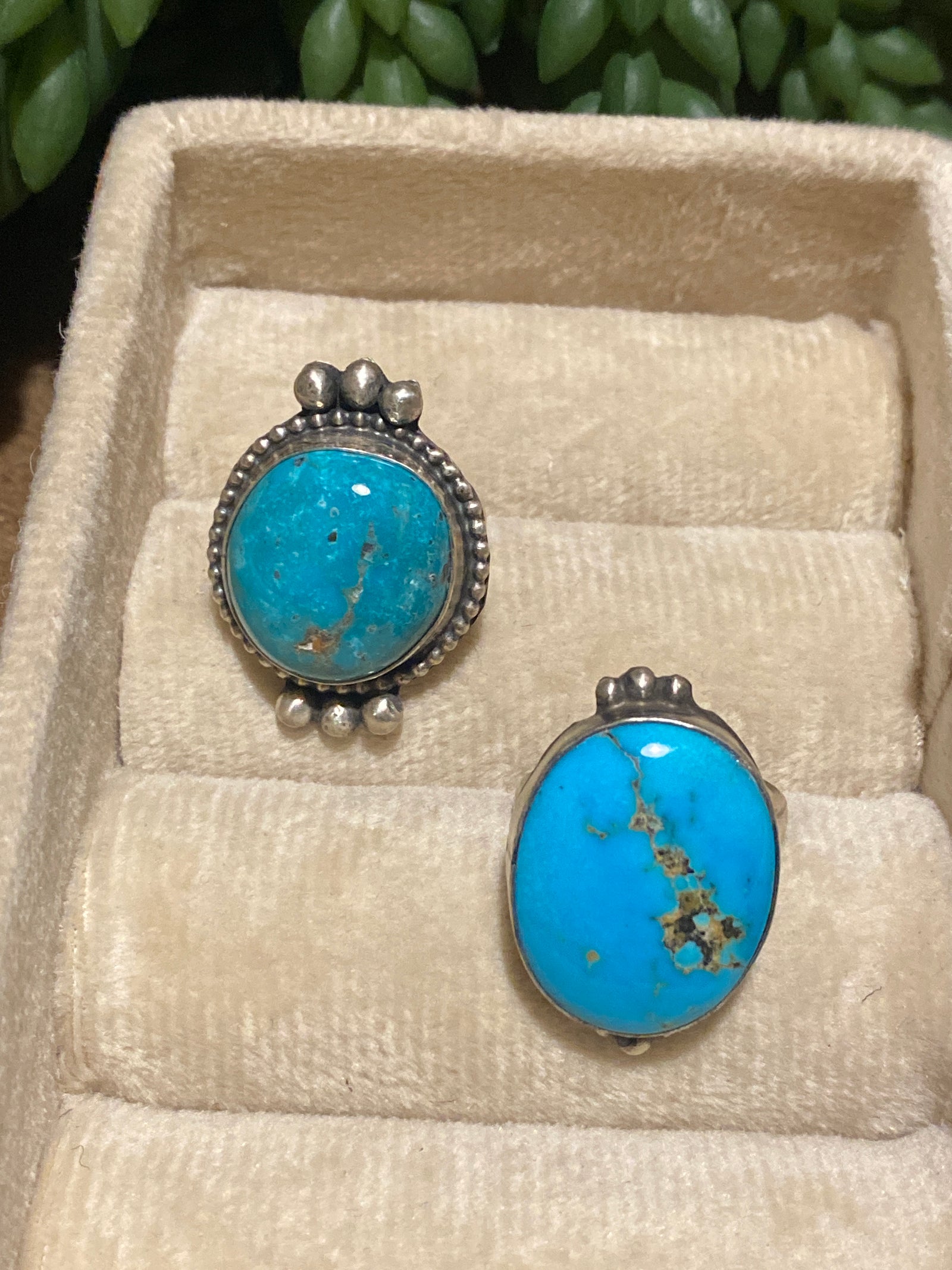 Bijoux Sterling Turquoise Ring - Size 9