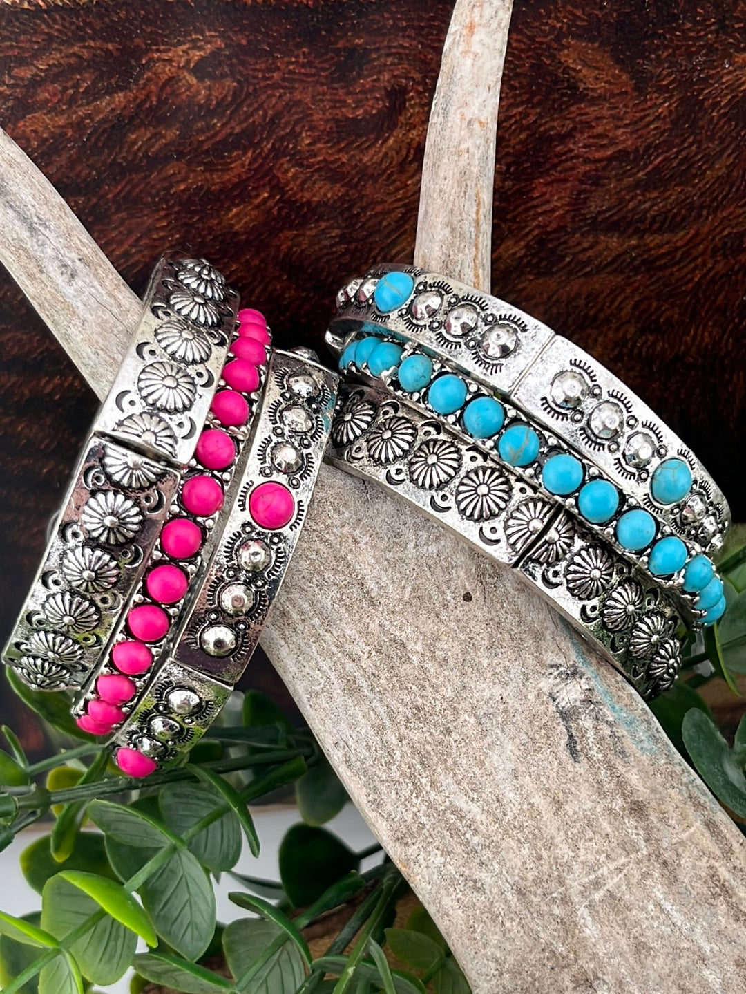Busting At The Seams Set of 3 Stackable Stretch Bracelets
