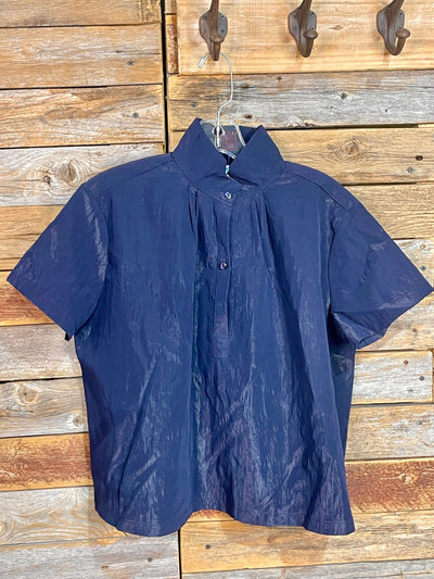 Kendra Standing Collar Short Sleeve Shirt