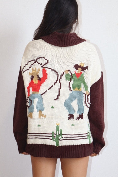 Rodeo Knit Sweater Cardigan
