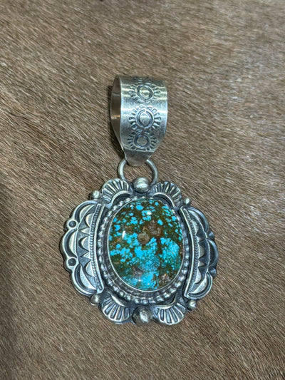 Missy Assorted Sterling Kingman Single Stone Pendants