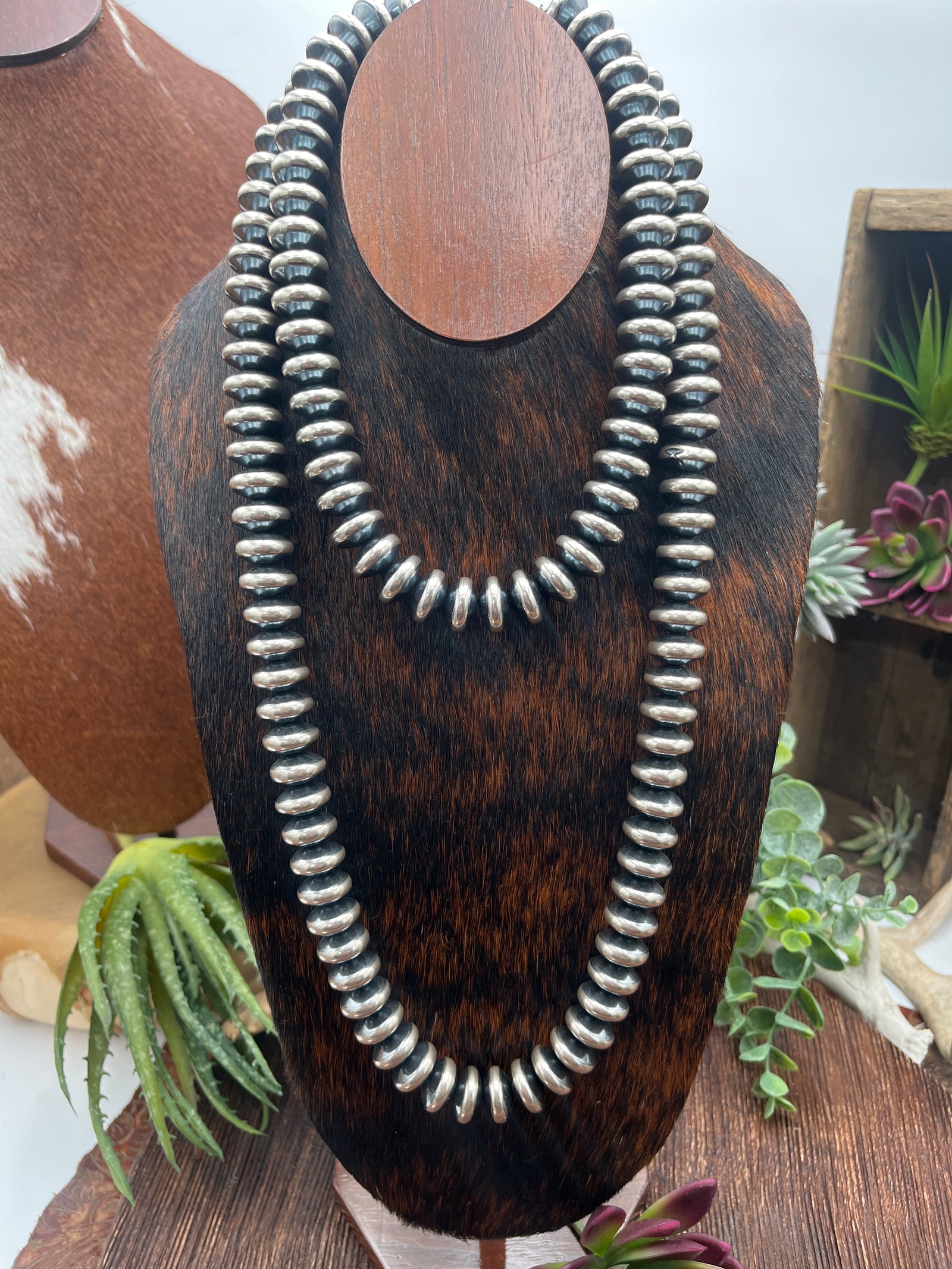 16mm Rondelle Bead Necklace