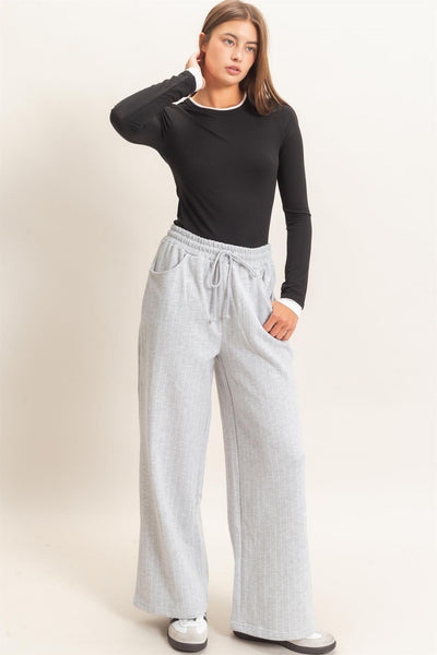 Chester Pinstripe Elastic Waist Sweatpants