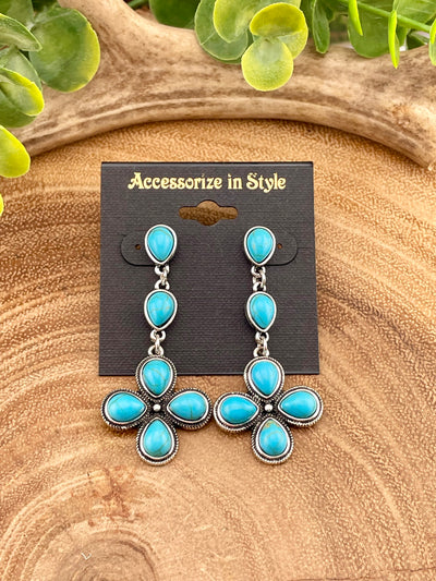 Bernardo Clover Cluster Fashion Earrings