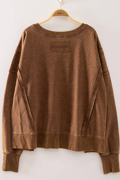 NT12764-Vintage Washed Sweatshirt