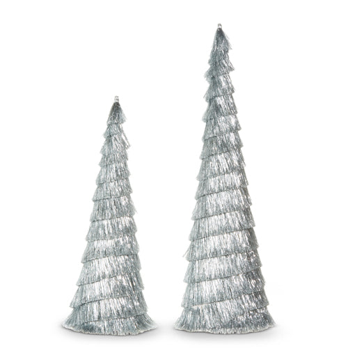 Silver Tinsel Tree - Available in 2 Sizes