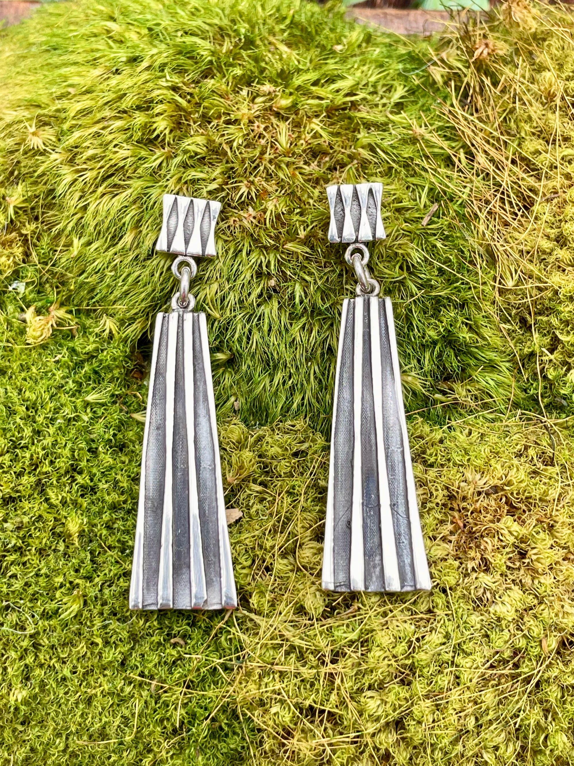 Beth Sterling Dangle Earrings