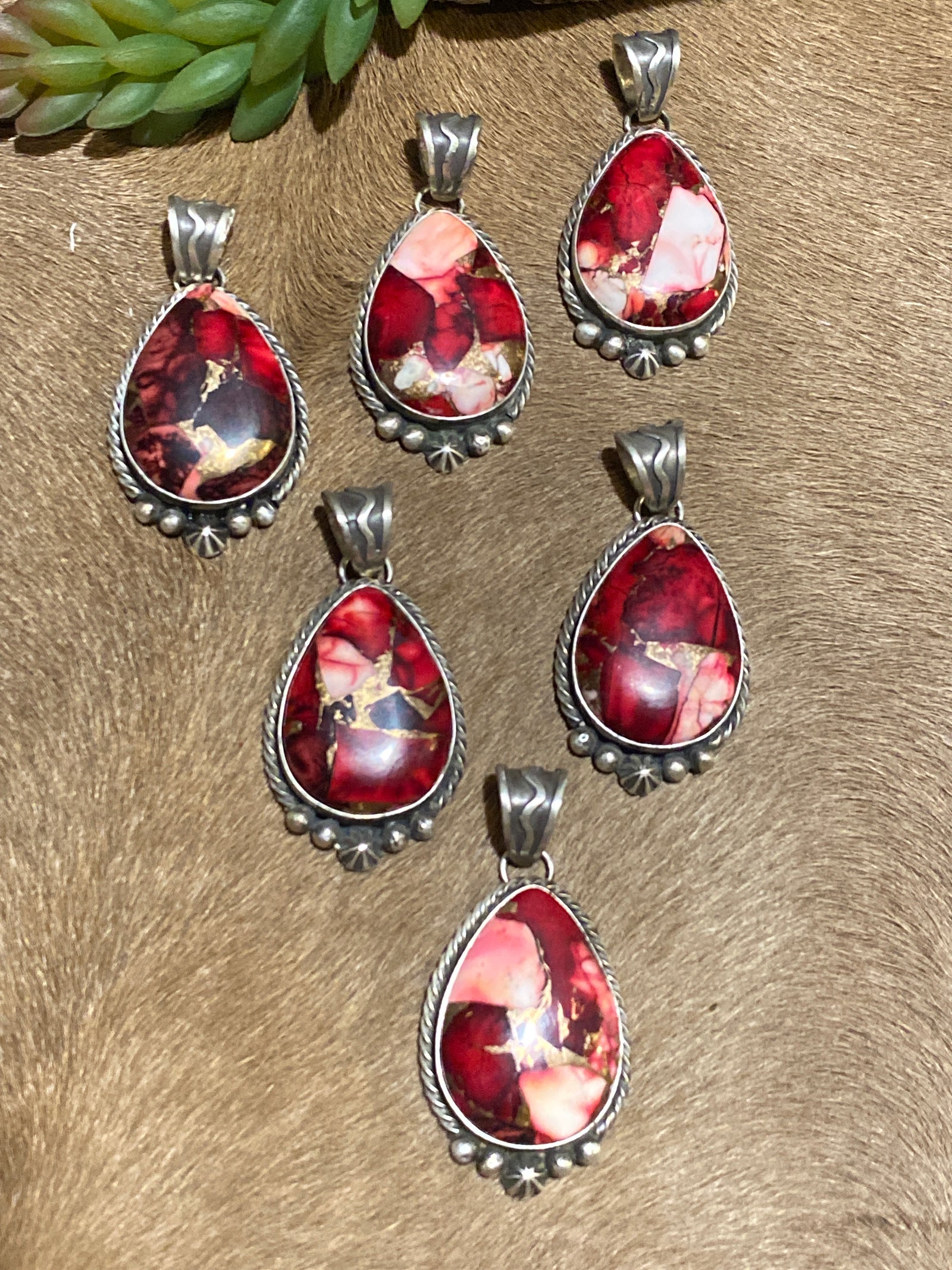 Renaissance Sterling Burst Dahlia Rose Teardrop Pendant